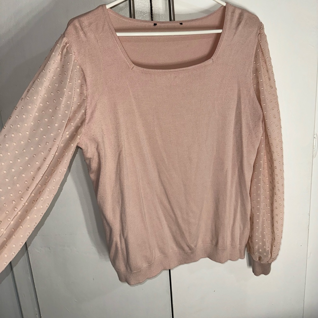 Light Pink Long Sleeve Shirt